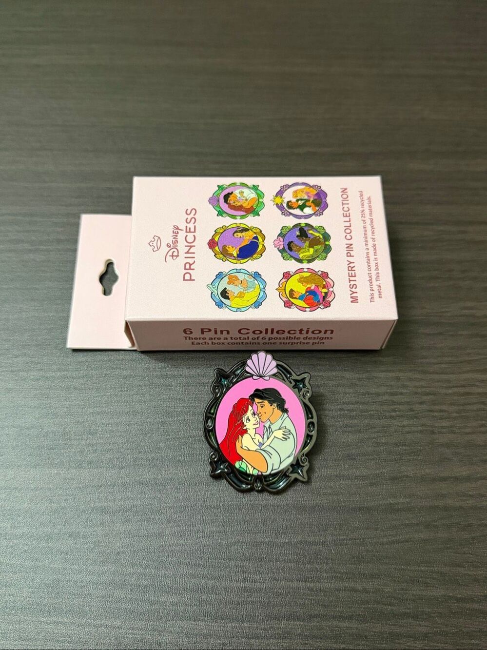 Disney Princess Couples Blind Box Enamel Pin - Ariel & Prince Eric